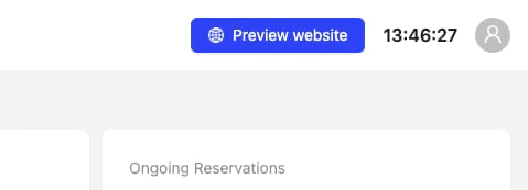 Screenshot - Booking Preview