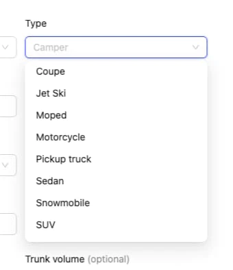 Screenshot - New Vehicle Types