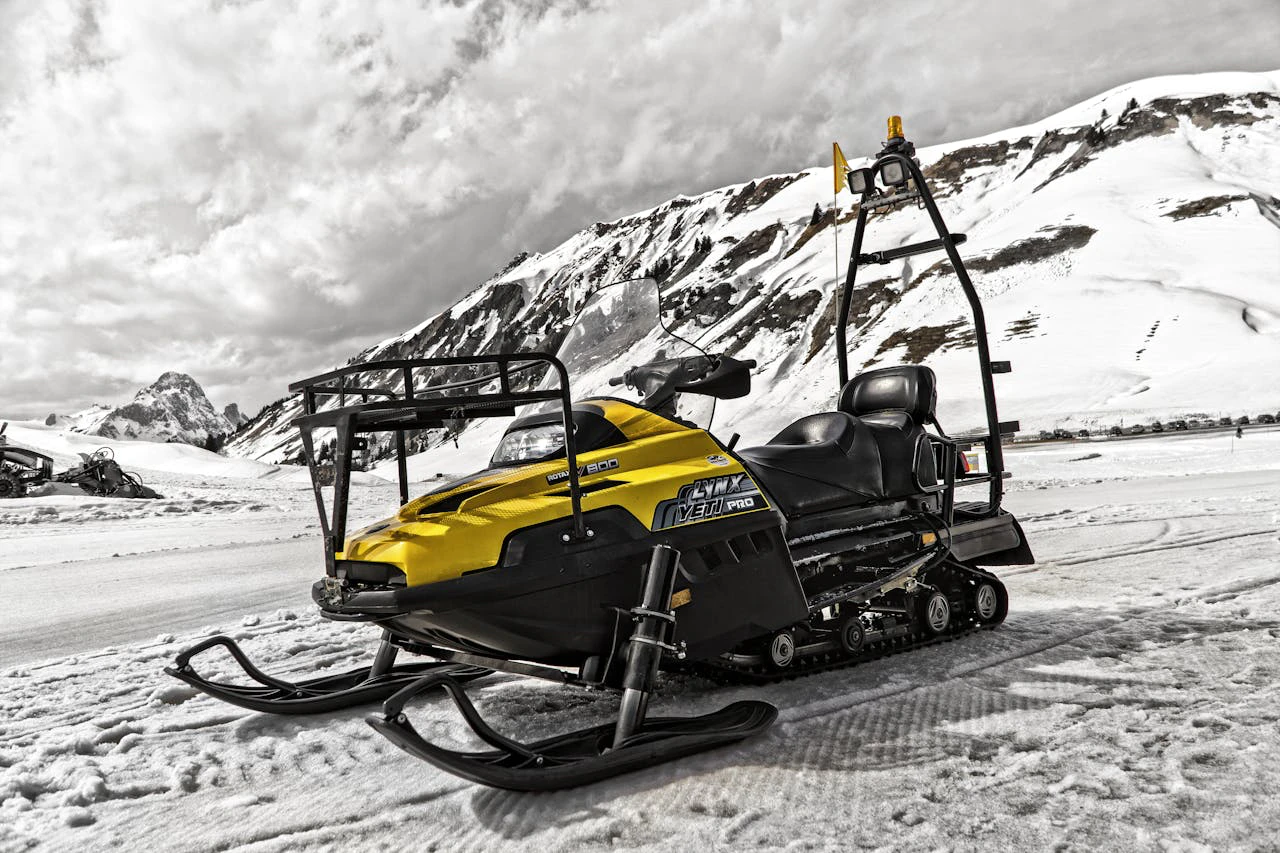 Illustration for Snowmobile